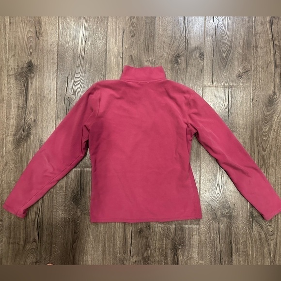 The North Face Jacket S Pink Fleece 1/4 Zip Mock Neck Lightweight Womens Rose - Picture 11 of 13